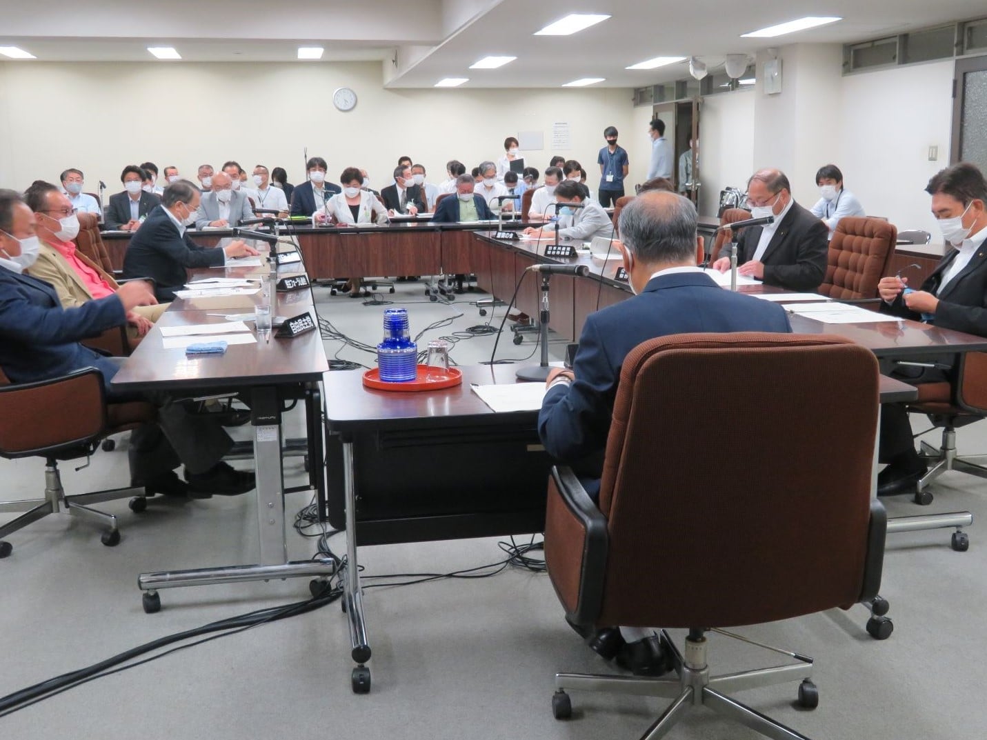 令和３年８月26日　第１６回仙台市議会災害対策会議を開催しました。