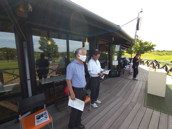 令和4年7月3日　第13回仙台市パークゴルフ協会連合会交流大会がおこなわれ開会式に出席いたしました。