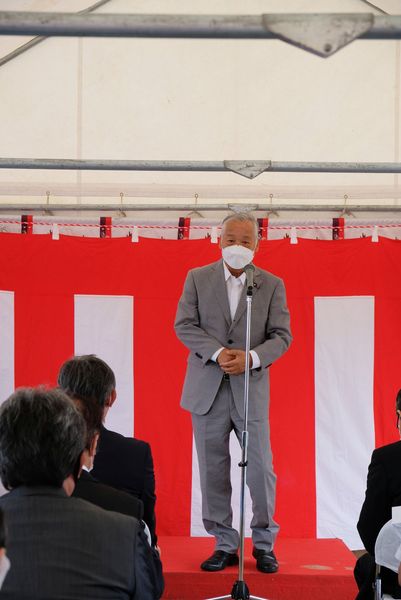 令和４年７月２８日　仙台市八木山中央南区画整理事業の地鎮祭が行われました。