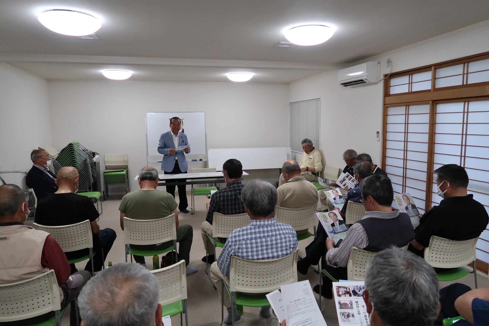 令和５年５月１８日　山田地区で市政報告会を開催しました。