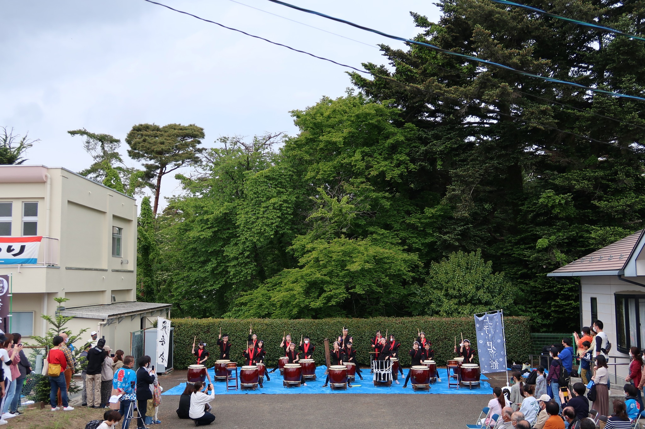 令和５年５月１４日　上野山市民まつりが４年ぶりに開催され祝辞の機会をいただきましました。