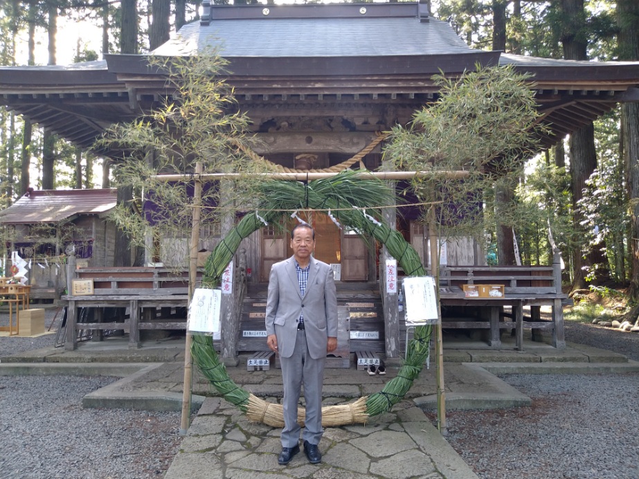 令和５年６月２５日、坪沼神社にて、夏越大祓に参加いたしました。