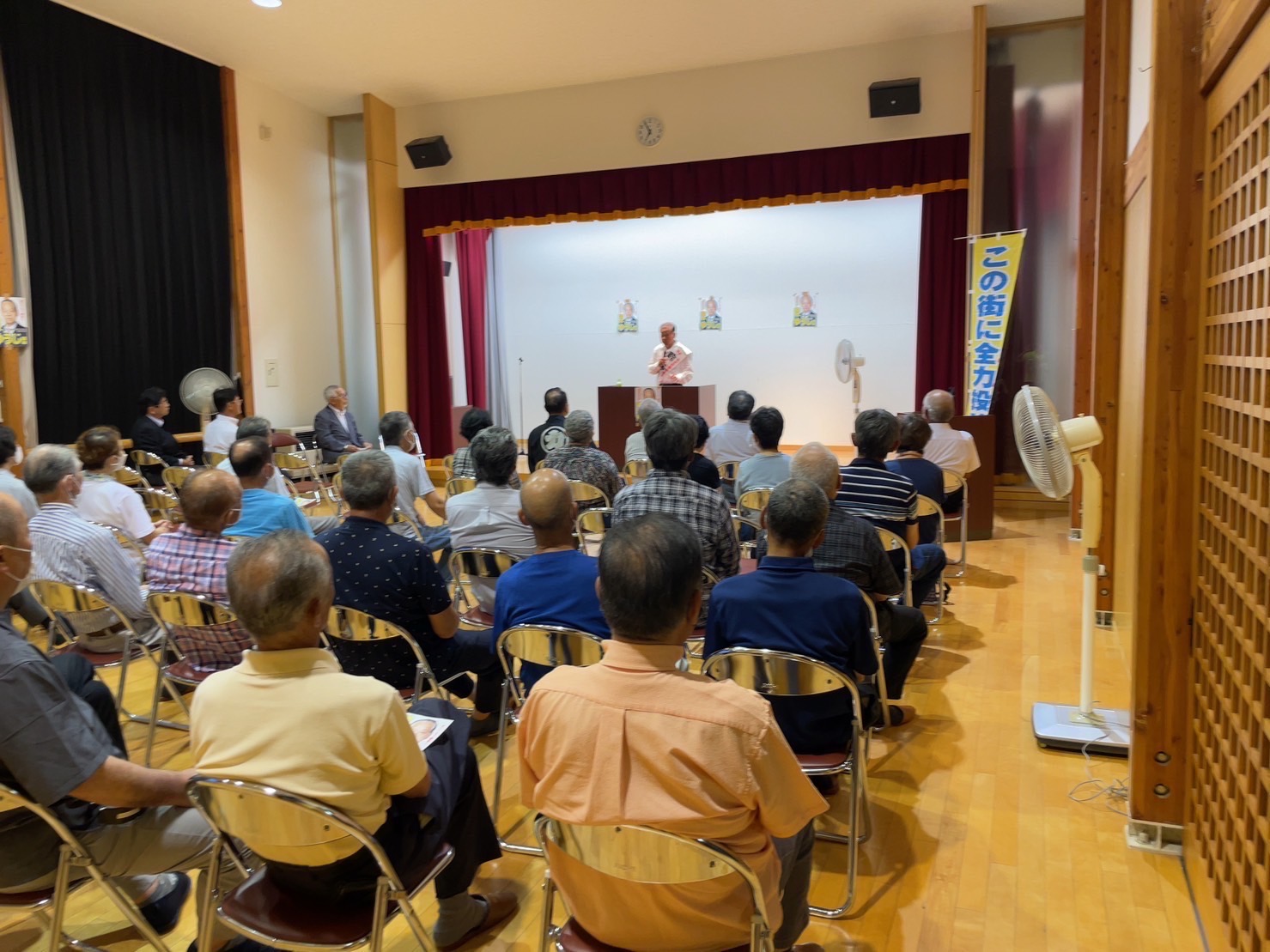 仙台市議会議員選挙、3日目の夜は、茂庭台市民センター＆坪沼コミュニティセンターにて開催いたしました。