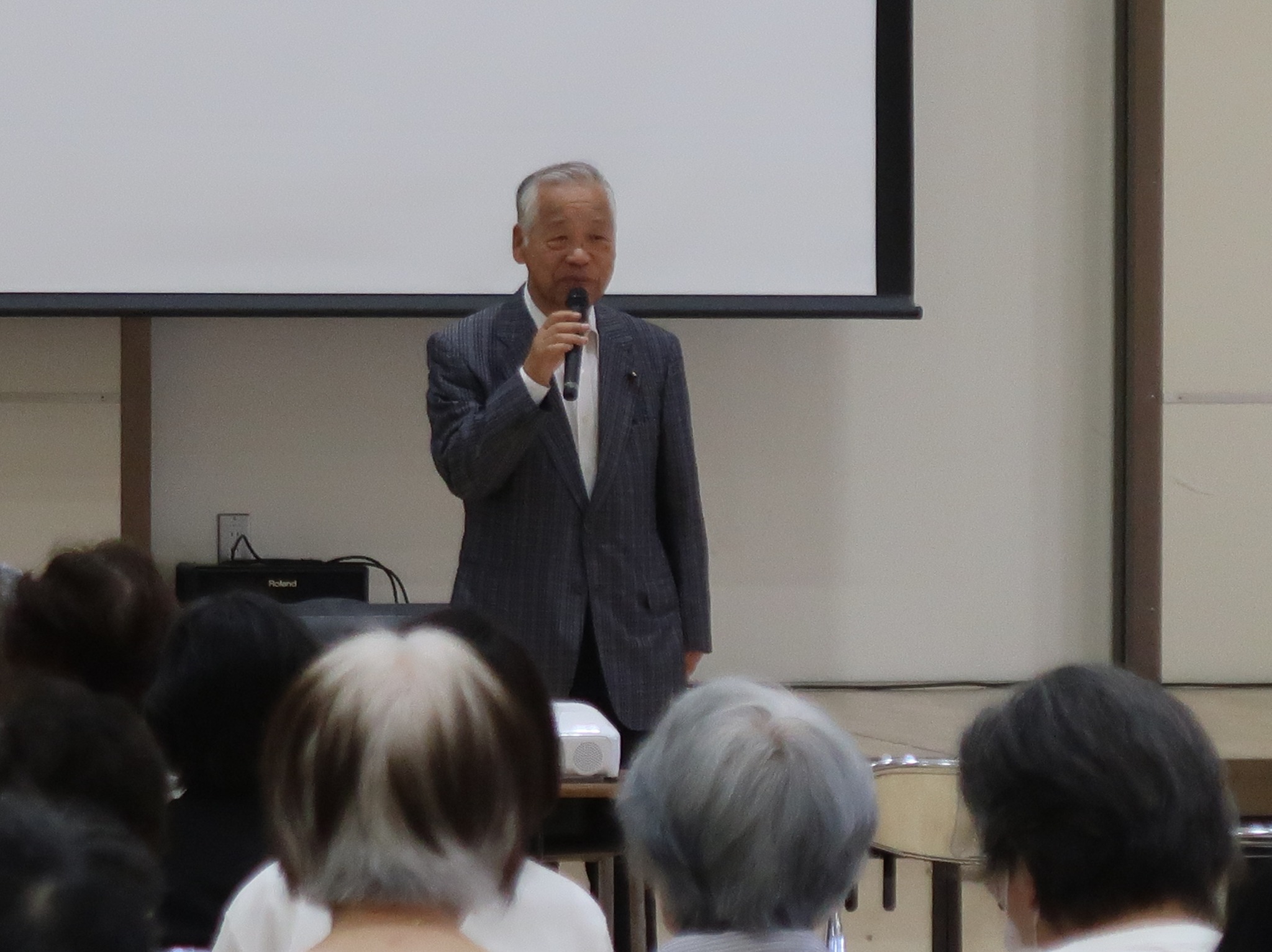 令和６年７月６日　山田鈎取地域社協主催の「福祉フォーラム」が開催され、祝辞の機会をいただきました。